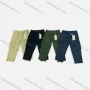 Wholesale Men's Casual Plain Multiple Pockets Button Closure Cropped Cargo Pants 9338# preview