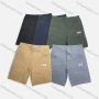 Wholesale Men's Casual Plain Multiple Pockets Button Closure Chino Shorts 17408# preview