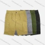 Wholesale Men's Casual Plain Multiple Pockets Button Closure Cargo Shorts BKZ001# preview