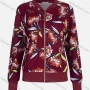Wholesale Women's Casual Red Floral Long Sleeve Floral Print Jacket N821# preview