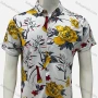 Wholesale Men's Casual Allover Floral Print Button Down Collared Short Sleeve Shirt preview