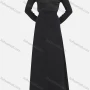 Wholesale Women's Casual Plain Elastic High Waist Maxi Skirts 1363# preview