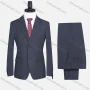 Wholesale Men's Formal Plain Two Button Blazer Jacket & Pants 2 Piece Suit Set 32306# preview