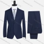 Wholesale Men's Formal Plain Two Button Blazer Jacket & Pants 2 Piece Suit Set 973# preview