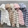 Wholesale Women's Casual Plain Zipper Hooded Thermal Fluffy Coat preview
