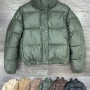 Wholesale Women's Casual Plain Stand Collar Button Down Thermal Puffer Coat 729# preview