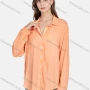 Wholesale Women's Casual Silver Pressed Collared Long Sleeve Button Down Shirt BLY1107# preview
