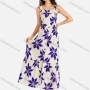 Wholesale Women's Elegant Floral Print Buttons Front Shirred Maxi Cami Dress preview