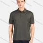 Wholesale Men's Casual Collared Short Sleeve Breathable Plain Polo Shirt 3226# preview
