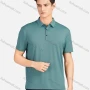 Wholesale Men's Casual Plain Collared Breathable Short Sleeve Polo Shirt 3226# preview