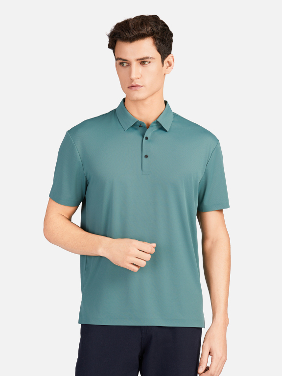 Men's Casual Plain Collared Breathable Short Sleeve Polo Shirt 3226#, Clothing Wholesale Market -LIUHUA, All Categories
