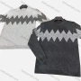 Wholesale Men's Argyle Striped Colorblock Round Neck Long Sleeve Pullover Sweater 2305# preview