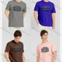 Wholesale Men's Casual Letter Round Neck Short Sleeve T-Shirts 17112# preview