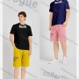 Wholesale Men's Casual Letter Round Neck Short Sleeve T-Shirts & Shorts 2 Piece Set 17601# preview