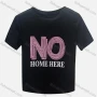 Wholesale Women's Casual Crew Neck Short Sleeve Letter Crop Tee 6006# preview