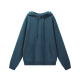 Men's Plain Kangaroo Pocket Thermal Drawstring Hoodie Turquoise Clothing Wholesale Market -LIUHUA