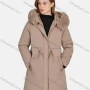 Wholesale Women's Casual Fuzzy Hood Zipper Front Pockets Thermal Lined Parka Coat 2223# preview