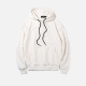 Men's Casual Plain Sweatshirt Unisex Long Sleeve Pullover Hoodie With Kangaroo Pocket Custom 1802F# White Clothing Wholesale Market -LIUHUA
