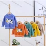 Wholesale Kid's Casual Cartoon Pattern Long Sleeve Fleece Sweater kdwl8215# preview