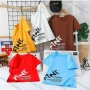 Wholesale Boy's Casual Letter Print 100% Cotton Round Neck Short Sleeve Tee preview