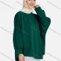 Wholesale Women's Casual Plain Mock Neck Long Sleeve Blouse 1372# preview