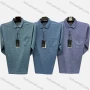 Wholesale Men's Casual Striped Patch Pocket Long Sleeve Polo Shirt 6908# preview