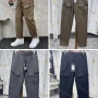 Wholesale Men's Casual Plain Multiple Pockets Drawstring Elastic Waist Cargo Pants 6939# preview