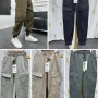 Wholesale Men's Casual Plain Flap Pockets Drawstring Elastic Waist Cargo Pants 6956# preview