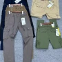 Wholesale Men's Casual Plain Flap Pockets Drawstring Elastic Waist Cargo Pants 7302# preview