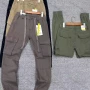 Wholesale Men's Casual Plain Flap Pockets Drawstring Elastic Waist Cargo Pants 8608# preview