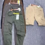 Wholesale Men's Casual Plain Flap Pockets Drawstring Elastic Waist Cargo Pants 8629# preview