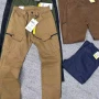 Wholesale Men's Casual Plain Multiple Pockets Drawstring Elastic Waist Cargo Pants 8630# preview