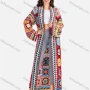 Wholesale Women's Casual Long Sleeve Open Front Floral Crochet Long Cardigan A497# preview