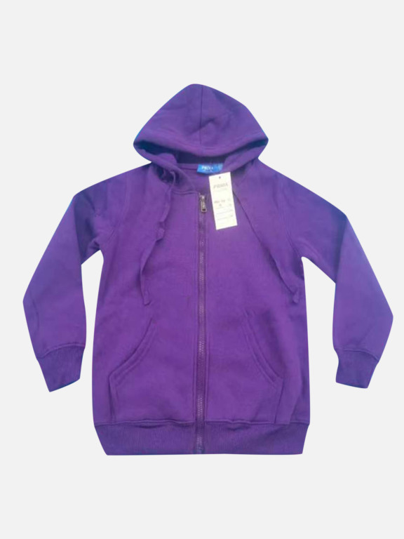 Men's Casual Zipper Long Sleeve Kangaroo Pocket Sweatshirt Hoodie, Clothing Wholesale Market -LIUHUA, All Categories