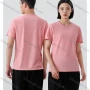 Wholesale Men's Fashion Breathable Grid Oversized Crew Neck Casual Plain Short Sleeve JHS-W23058# preview