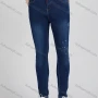 Wholesale Men's Fashion Casual Ink Splash Ripped Wash Jeans DN002# preview