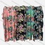 Wholesale Women's Casual Loose Fit Crew Neck Half Sleeve Floral Maxi Dress preview