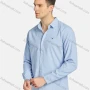 Wholesale Men's Casual Plain Buttons Down Long Sleeve Shirt YXNW-STTC-27# preview