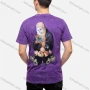 Wholesale Men's Round Neck Short Sleeve Cartoon Cat Graphic T-Shirt With Patch Pocket 2262# preview