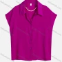 Wholesale Women's Casual Plain Necklace Included Top Leisure Regular Fit Shirt 8830# preview