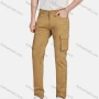 Wholesale Men's Casual Plain Straight Leg Ankle Length Cargo Pants Trousers preview