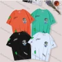 Wholesale Unisex's Men/Women Casual Letter & Cartoon Print Round Neck Short Sleeve Tee preview