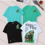 Wholesale Unisex's Men/Women Casual Letter & Cartoon Print Round Neck Short Sleeve Tee preview