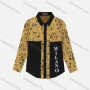 Wholesale Boy's Casual Splicing Colorblock Letter Geometric Print Long Sleeve Shirt preview