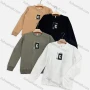 Wholesale Men's Casual Letter Graphic Round Neck Long Sleeve Sweatshirt 1611# preview