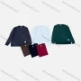 Wholesale Men's Casual Plain Labelled Round Neck Long Sleeve Sweatshirt 6625# preview
