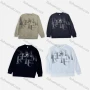 Wholesale Men's Casual Letter Print Round Neck Long Sleeve Sweatshirt 6626# preview