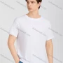 Wholesale Men's Casual Plain Round Neck Short Sleeve T-Shirt T009# preview