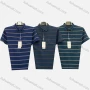 Wholesale Men's Casual Striped Patch Pocket Short Sleeve Polo Shirt 3802# preview