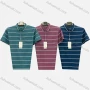 Wholesale Men's Casual Striped Patch Pocket Short Sleeve Polo Shirt 3801# preview